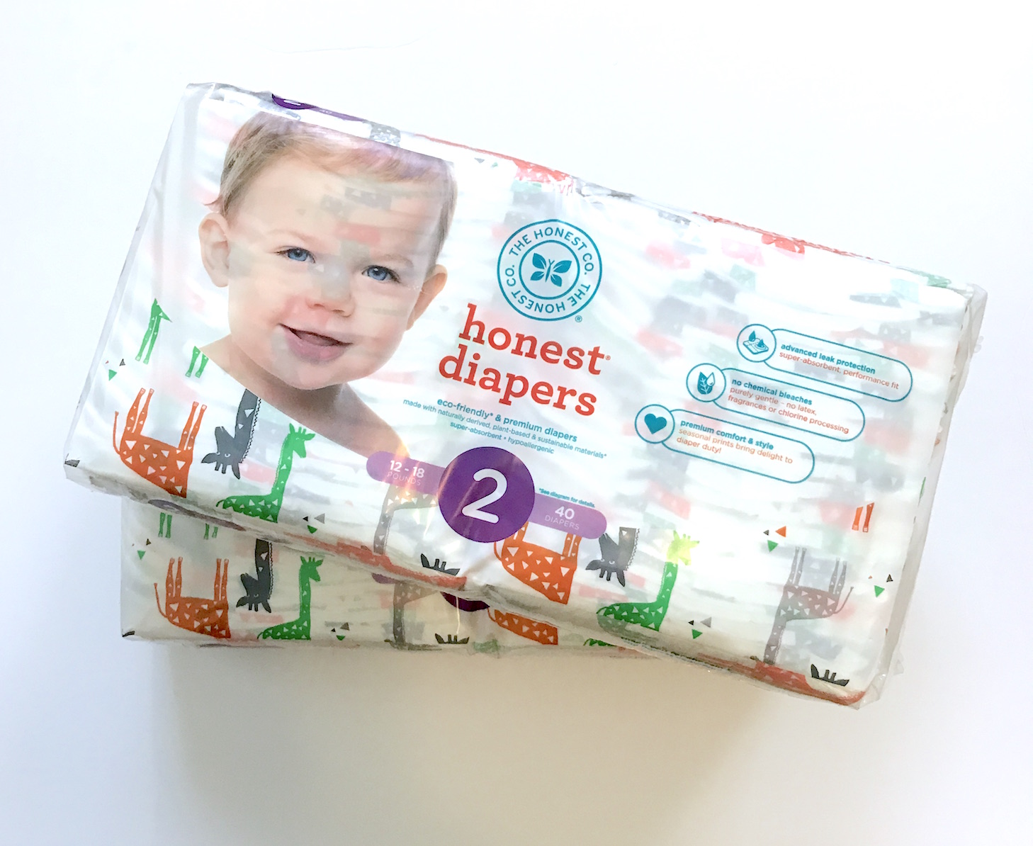 Honest Company January 2018 - size 2 diapers