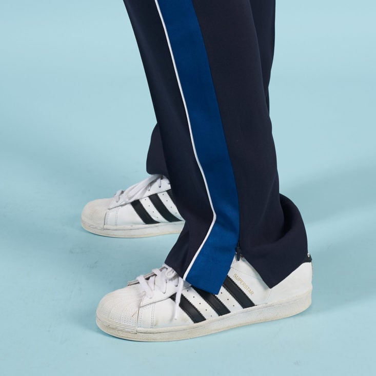 Infinite Style by Ann Taylor Box February 2018 Track Pants Detail