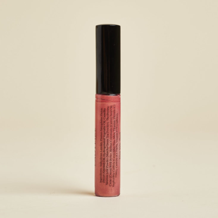 pink tube of lip gloss