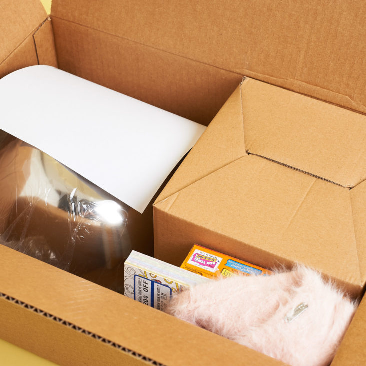 inside monthly mystery box of awesome