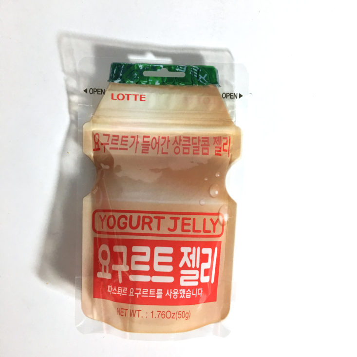 MunchPak Box February 2018 - Yogurt Jelly
