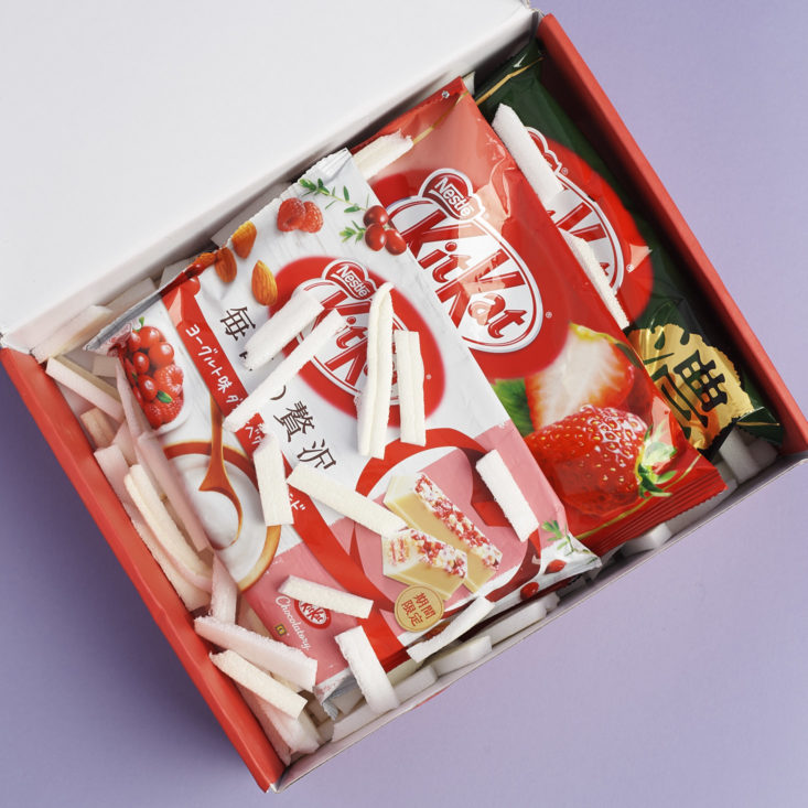 My Japan Box KitKat box, open