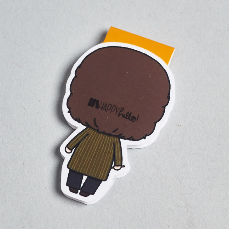 back of small character bookmark