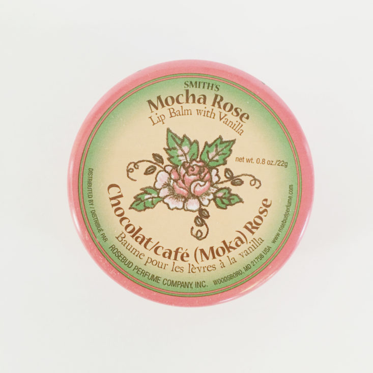 mocha rose lip balm from Nosejoy February 2018