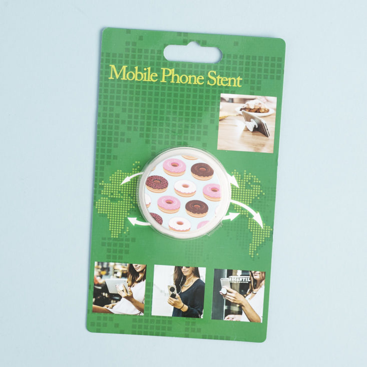 Donut Mobile Phone Stent in package