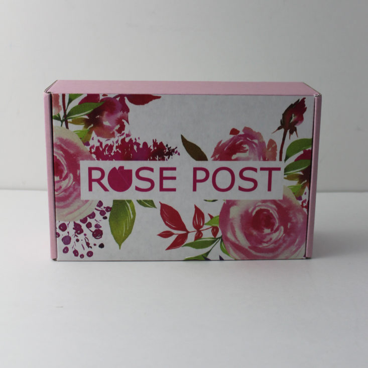 RosePost Box February 2018 Box closed