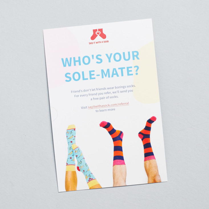 Who's Your Sole-Mate? Card
