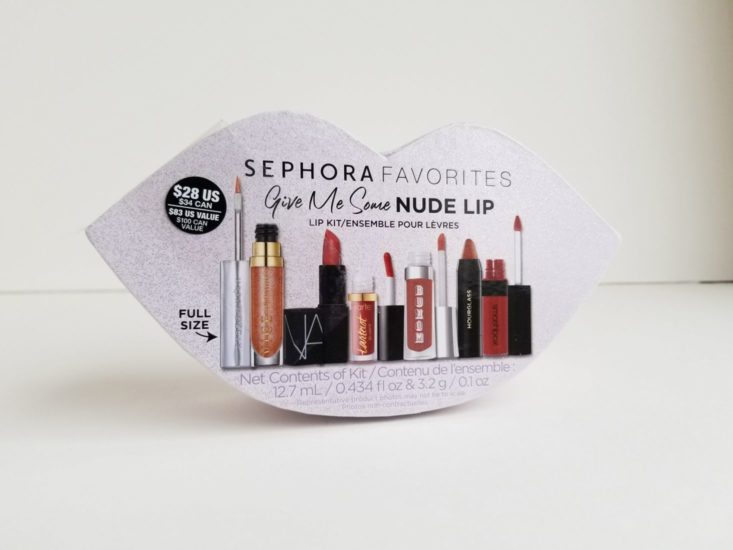 Sephora Favorites Some Nude Lip Kit box closed
