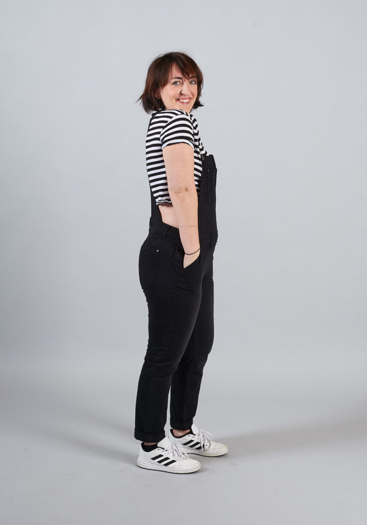 overalls from the side