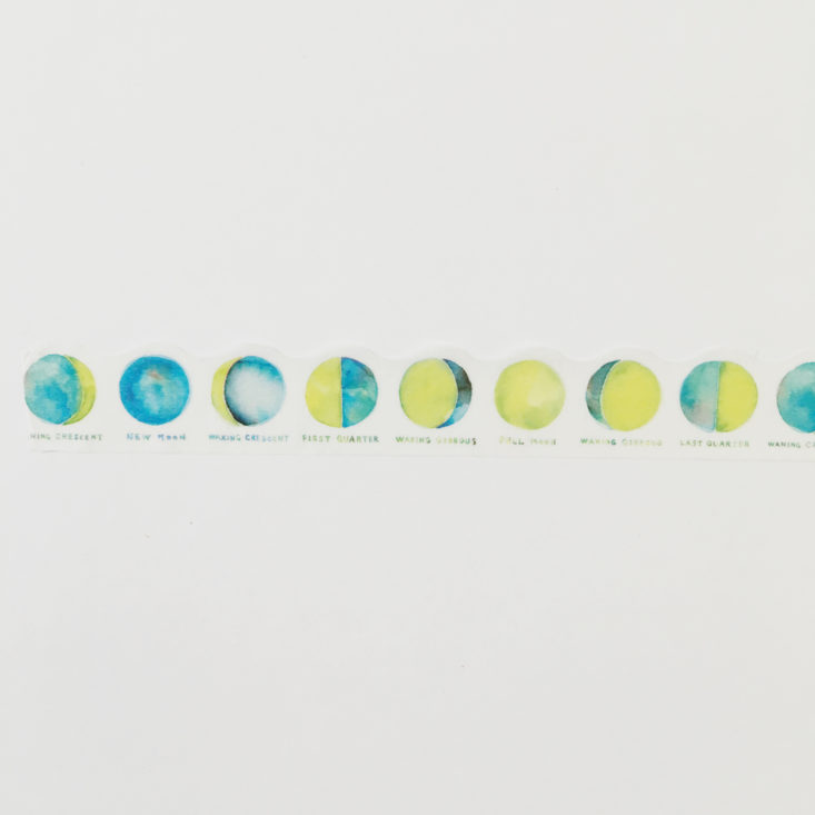 moon phase washi tape in Sticky Kit