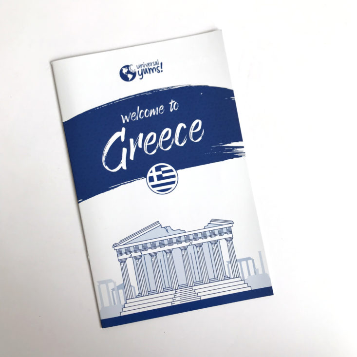 Universal Yums Greece January 2018 - Monthly Packet