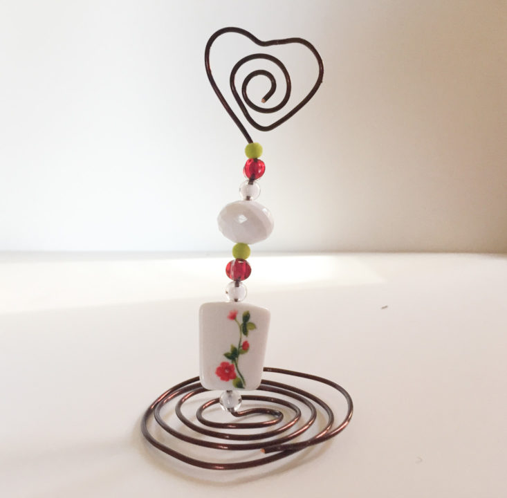 Beaded Photo Holder