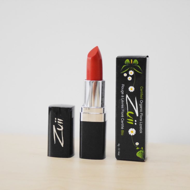 Zuii Organic Flora Lipstick in Charm