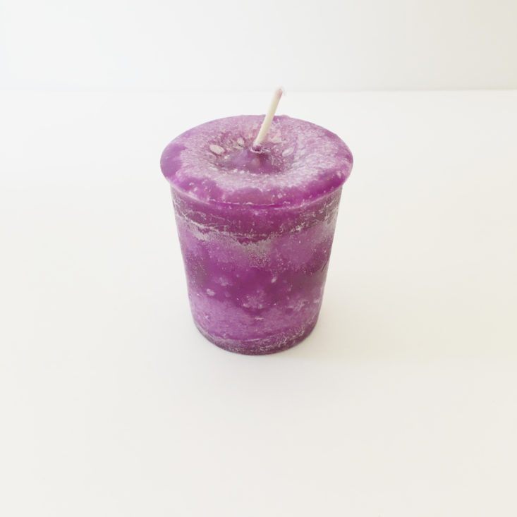 Buddhibox Oils March 2018 Purple Candle