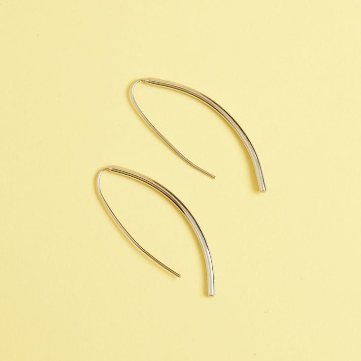 silver hook earrings