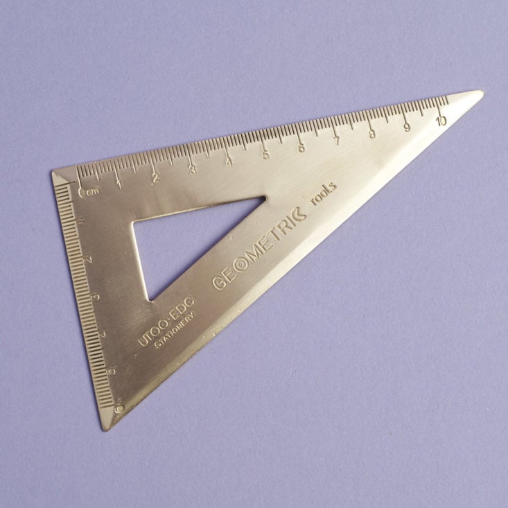 brass triangle drafting ruler