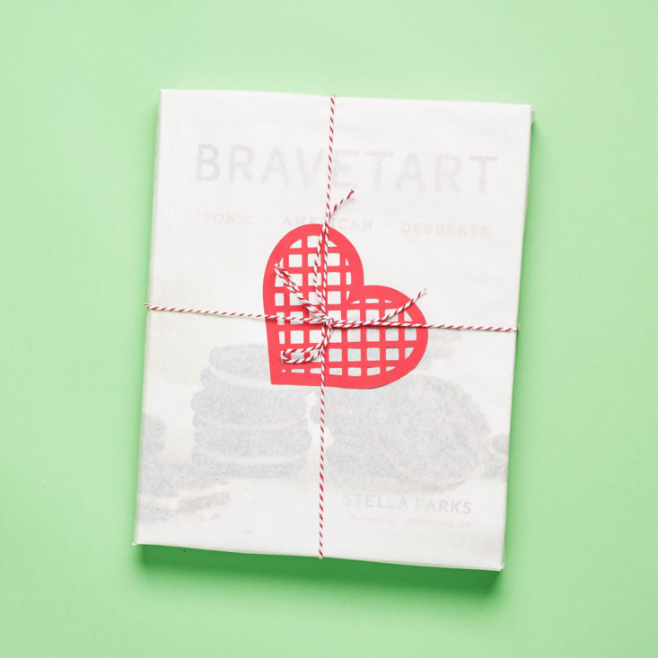 Our copy of Bravetart, all wrapped up with a bow!