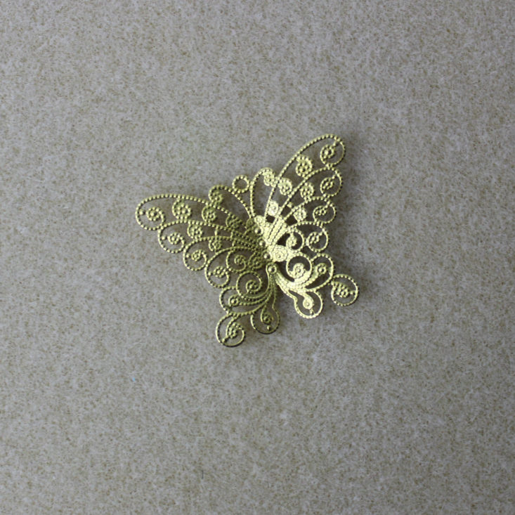 Dollar Bead Box February 2018 Butterfly Stamping