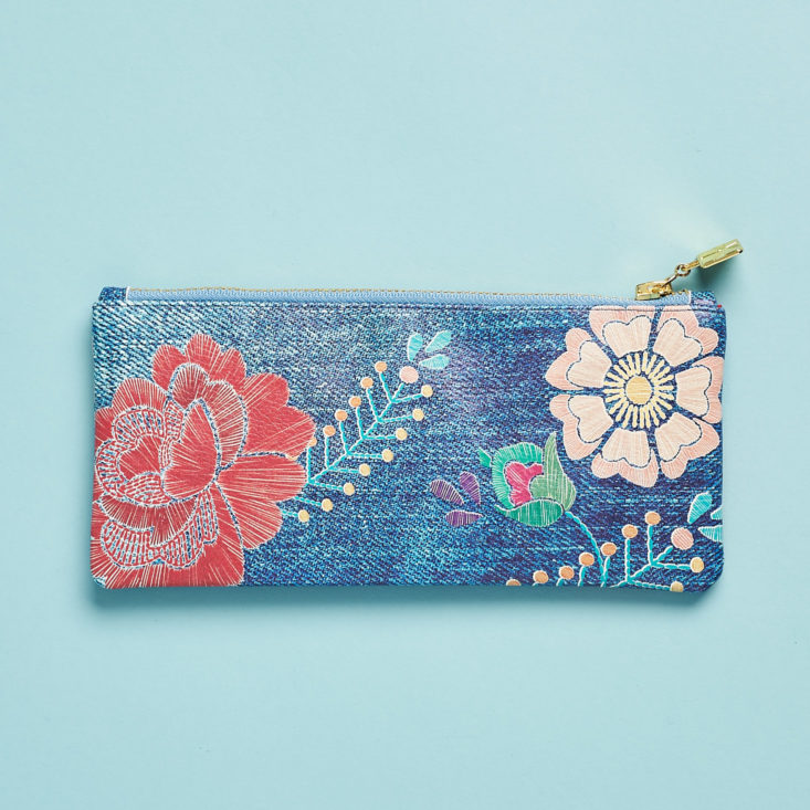 boho flowers pencil case