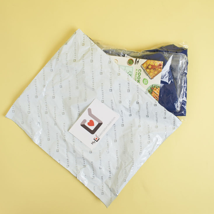 fabletics unboxing and review package