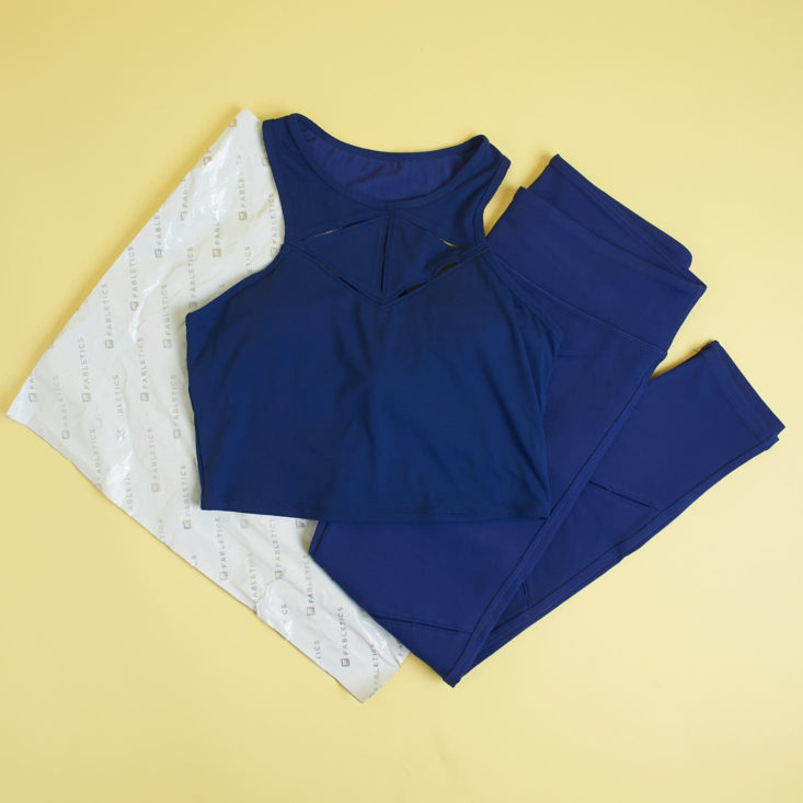 outfit in fabletics fitness and yoga clothes subscription box for march 2018