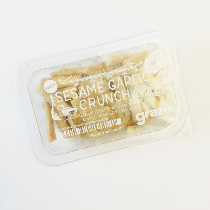 Graze March 2018 Sesame Garlic Crunch