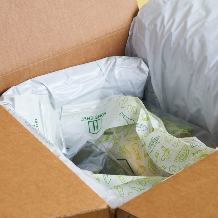home chef packaging