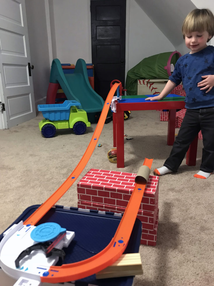 We took this up to our playroom for even more building fun