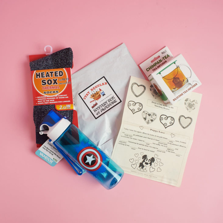 mini mystery box of awesome review of all items