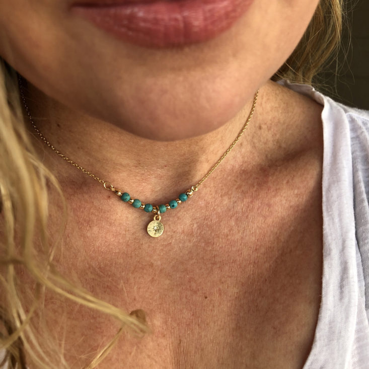 Olia Box February 2018 - Necklace Worn Detail