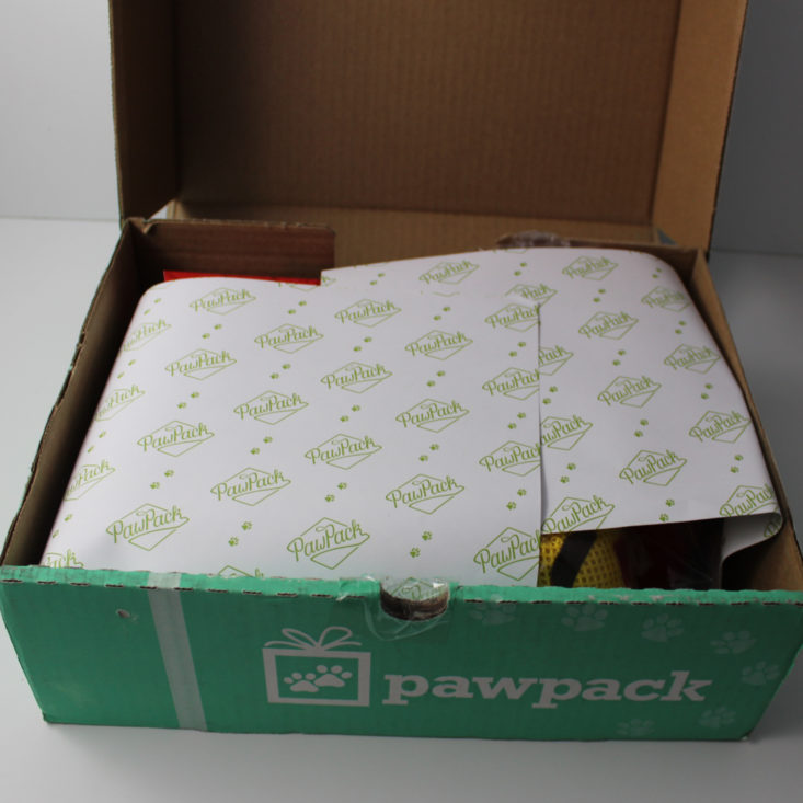 Pawpack March 2018 Box open