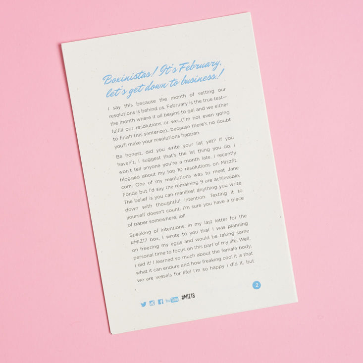 bianca jade letter intro to quarterly co mizzfit box