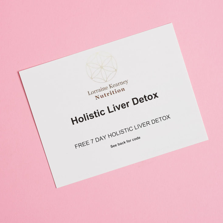 liver detox card