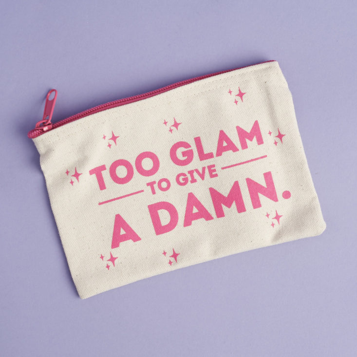 Too Glam to Give a Damn Pouch