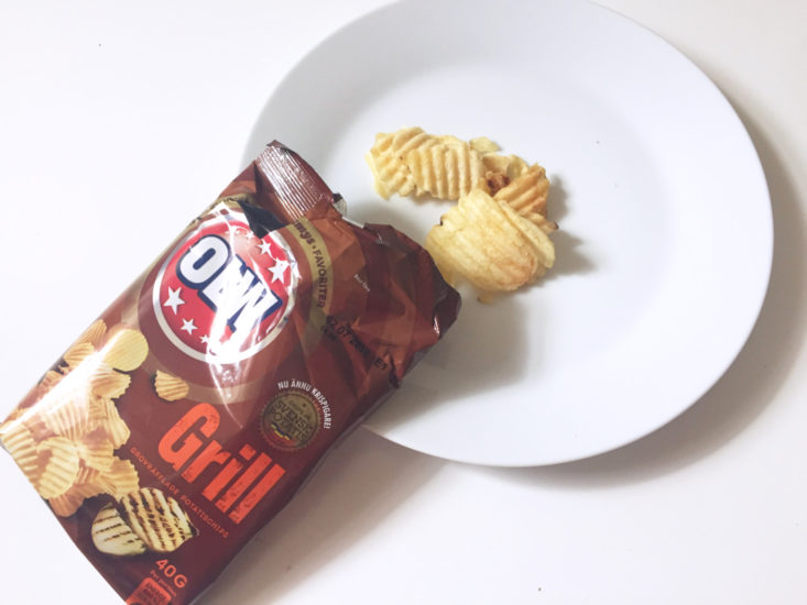 Snack Crate February 2018 Chips plate