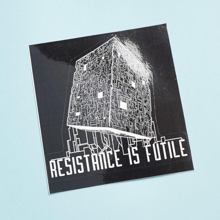 Borg Resistance is Futile Decal
