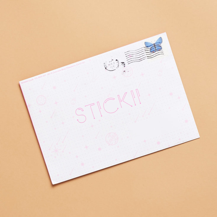 stickii sticker subscription box march 2018 unboxing and review