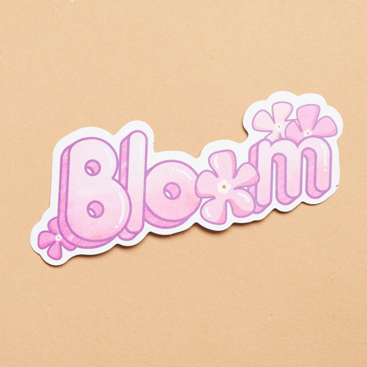 bloom sticker