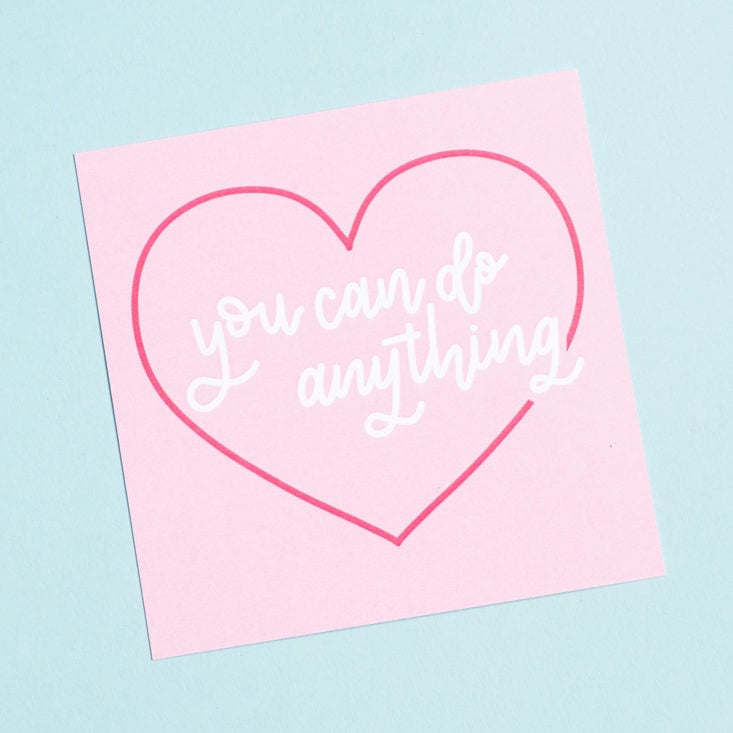 heart compliment card