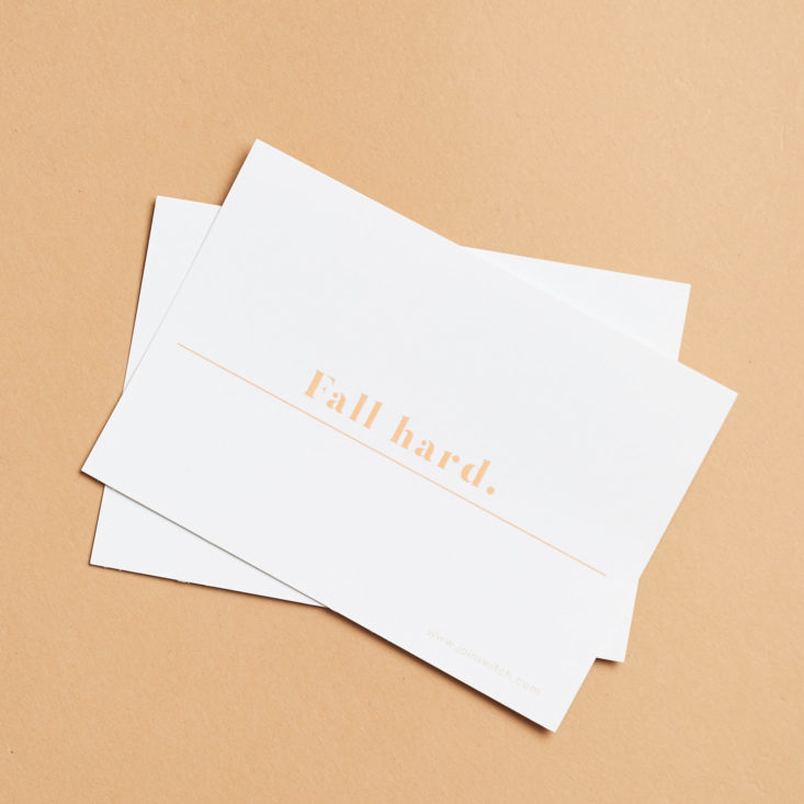 fall hard card