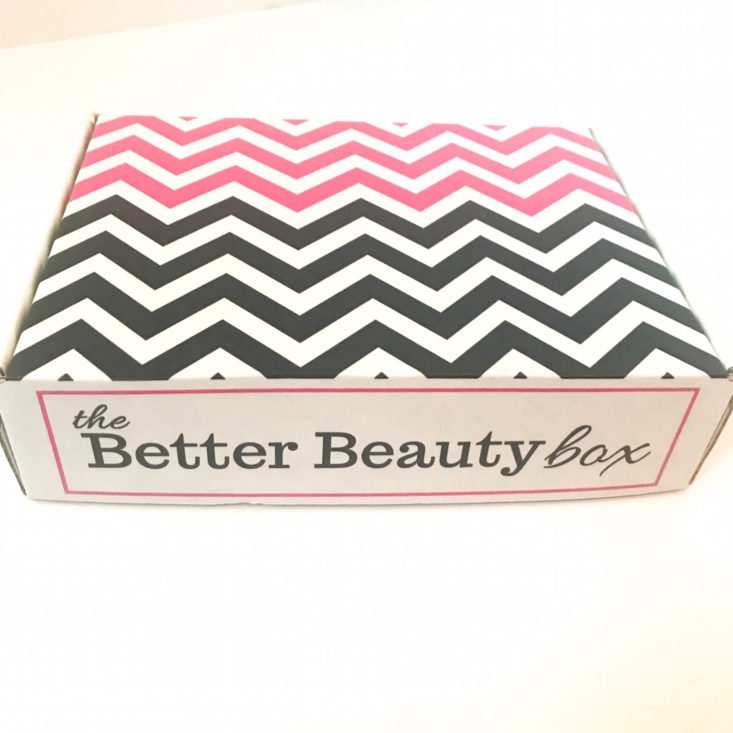 The Better Beauty Box February 2018 box closed