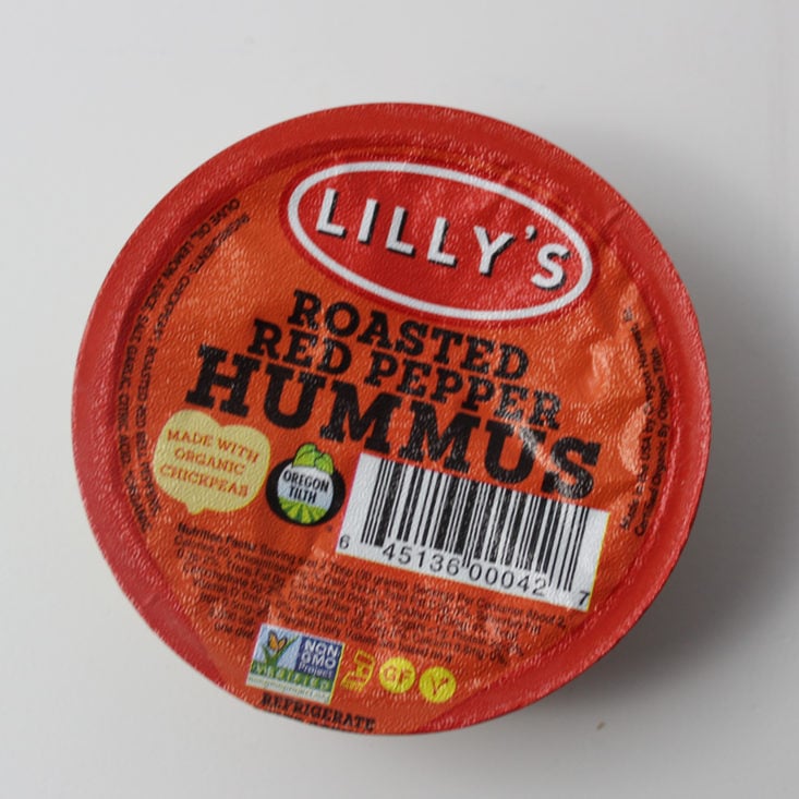 Lilly’s Roasted Red Pepper Hummus (2 oz)