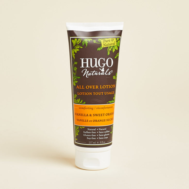 hugo naturals all over lotion