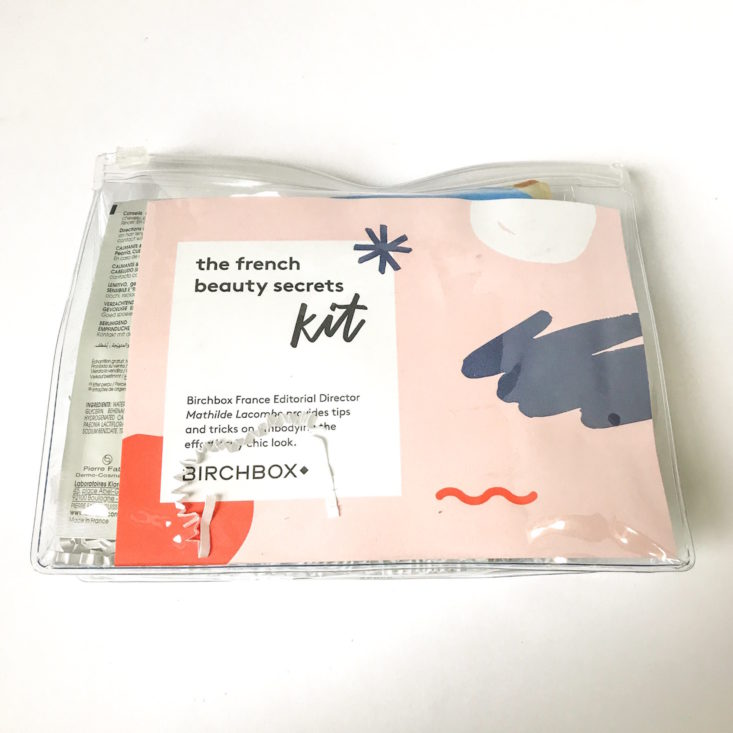 Birchbox French Connection Discovery Kit bag front