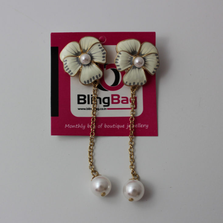 Daisy Flower Drop Earrings 