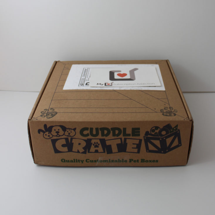 closed Cuddle Crate box