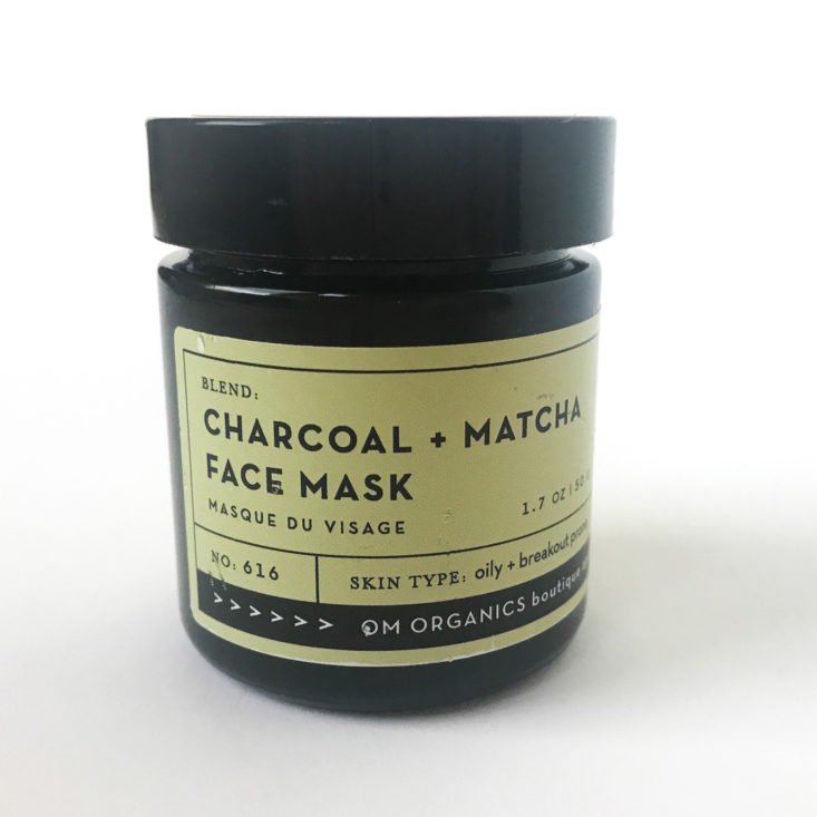 Om Organics Charcoal + Matcha Face Mask, 1.7 oz