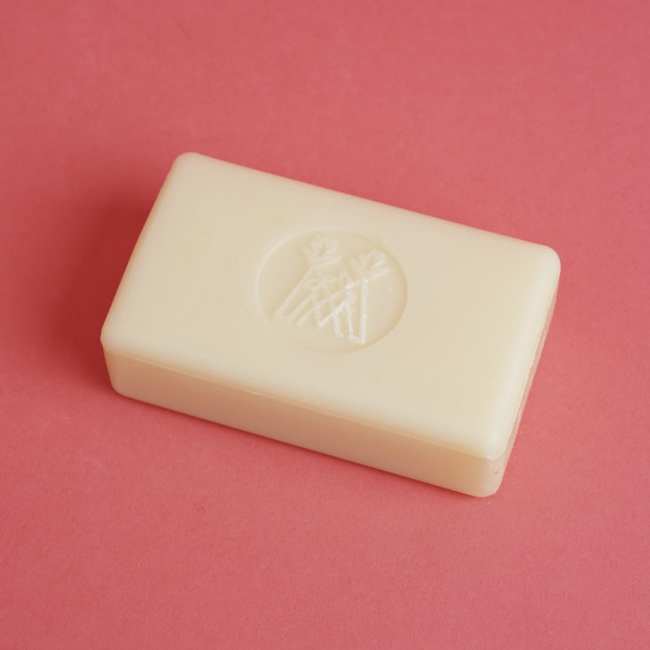Sakura Shea Butter Soap, unwrapped