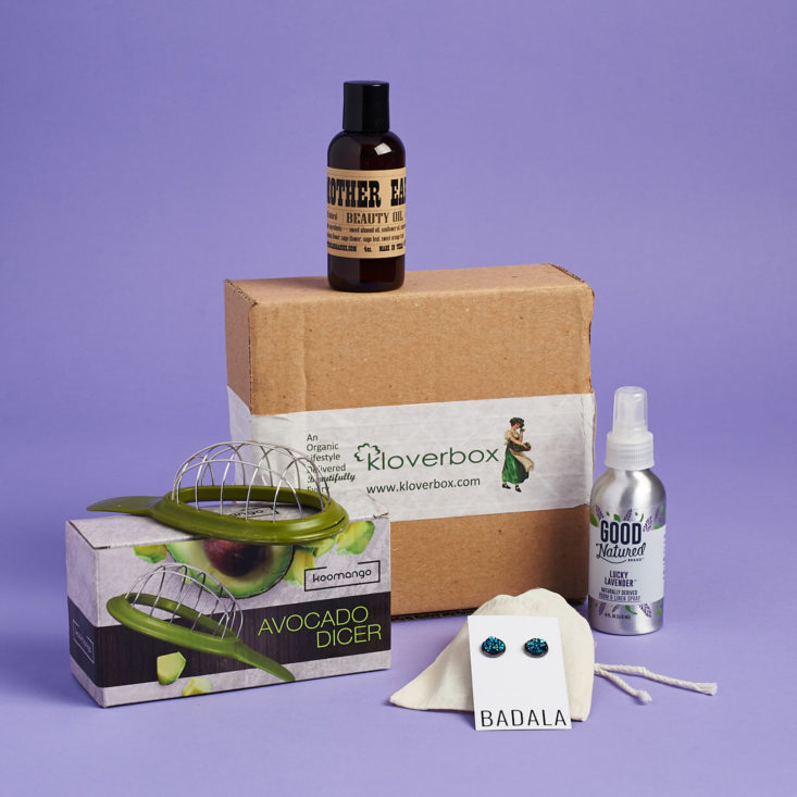 kloverbox items for april 2018