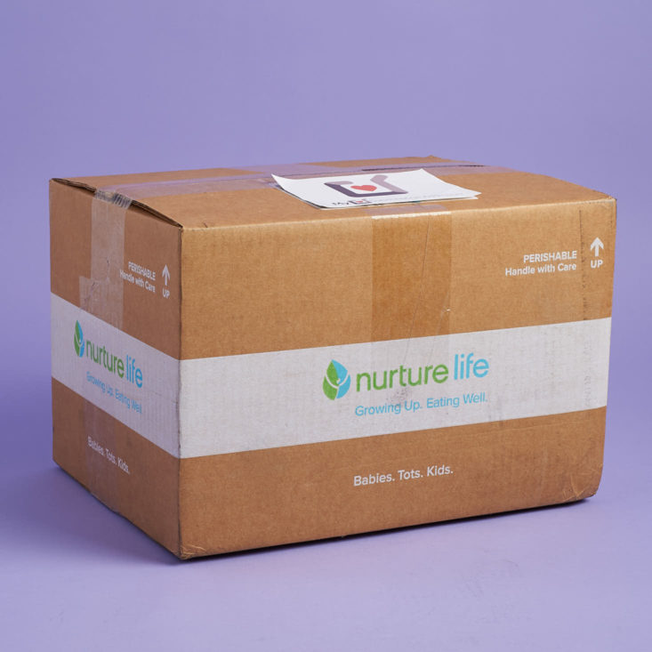 Our first box from Nurture Life